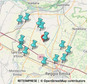 Mappa Via Alessandro Volta, 42024 Castelnovo di Sotto RE, Italia (7.11267)