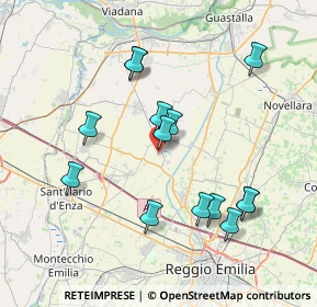 Mappa Via Alessandro Volta, 42024 Castelnovo di Sotto RE, Italia (7.50571)
