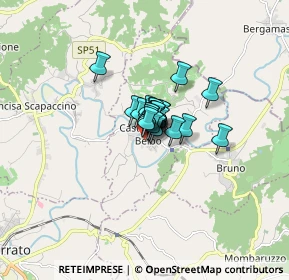 Mappa Via Camillo Benso Conte di Cavour, 14043 Castelnuovo Belbo AT, Italia (0.50714)