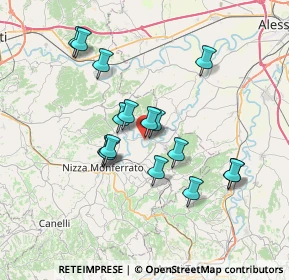 Mappa Via Camillo Benso Conte di Cavour, 14043 Castelnuovo Belbo AT, Italia (6.4)