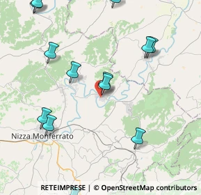 Mappa Via Camillo Benso Conte di Cavour, 14043 Castelnuovo Belbo AT, Italia (5.02385)