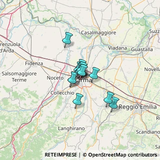 Mappa Via Don Giovanni Minzoni, 43125 Parma PR, Italia (6.30357)