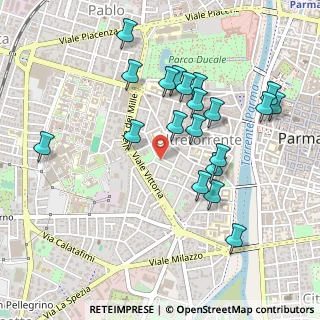 Mappa Via Don Giovanni Minzoni, 43125 Parma PR, Italia (0.493)