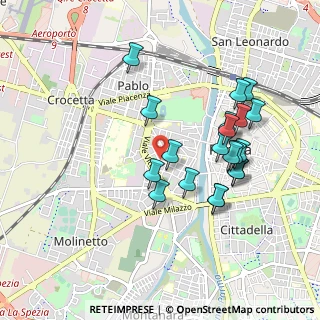 Mappa Via Don Giovanni Minzoni, 43125 Parma PR, Italia (0.909)