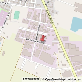 Mappa Via Alessandro Volta, 10, 42024 Castelnovo di Sotto, Reggio nell'Emilia (Emilia Romagna)