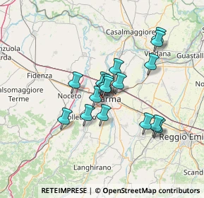 Mappa Via Monsignore Evasio Colli, 43126 Parma PR, Italia (10.47824)