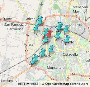 Mappa Via Monsignore Evasio Colli, 43126 Parma PR, Italia (1.33133)