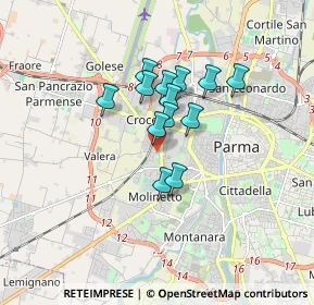 Mappa Via Monsignore Evasio Colli, 43126 Parma PR, Italia (1.20692)