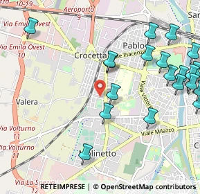 Mappa Via Monsignore Evasio Colli, 43126 Parma PR, Italia (1.338)