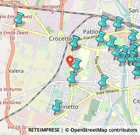 Mappa Via Enrico Fermi, 43126 Parma PR, Italia (1.2875)