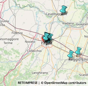 Mappa Via Mons. Evasio Colli, 43126 Parma PR, Italia (7.59357)