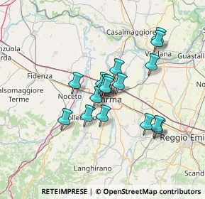 Mappa Via Mons. Evasio Colli, 43126 Parma PR, Italia (10.46059)