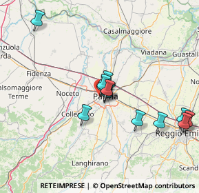 Mappa Via Mons. Evasio Colli, 43126 Parma PR, Italia (13.21385)