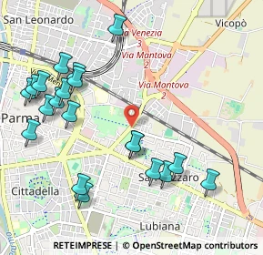 Mappa Via Mantova, 43123 Parma PR, Italia (1.189)