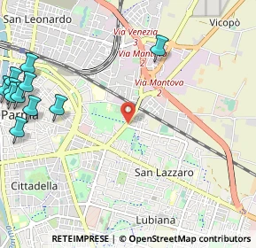 Mappa Via Mantova, 43123 Parma PR, Italia (1.64818)