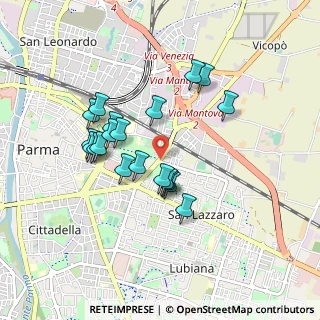 Mappa Via Mantova, 43123 Parma PR, Italia (0.78)