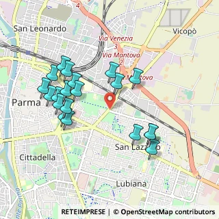 Mappa Via Mantova, 43123 Parma PR, Italia (0.9635)