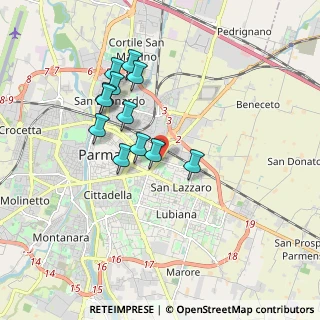 Mappa Via Mantova, 43123 Parma PR, Italia (1.59333)
