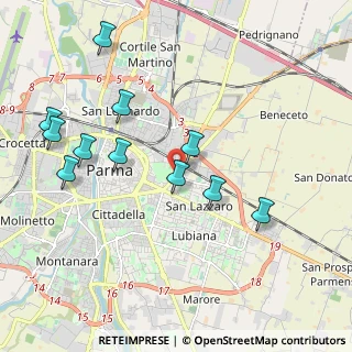 Mappa Via Mantova, 43123 Parma PR, Italia (2.10909)