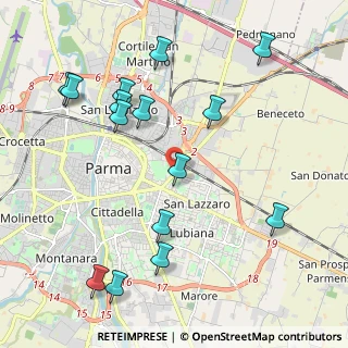 Mappa Via Mantova, 43123 Parma PR, Italia (2.396)