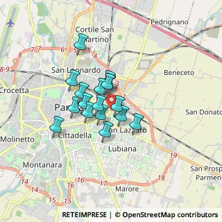 Mappa Via Mantova, 43123 Parma PR, Italia (1.16353)