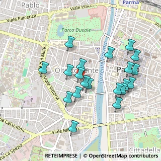 Mappa Vicolo Flavio Gioia, 43125 Parma PR, Italia (0.4665)