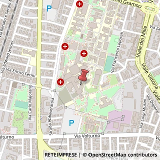 Mappa Via Volturno (Ospedale, 43125 Parma PR, Italia, 43125 Parma, Parma (Emilia Romagna)