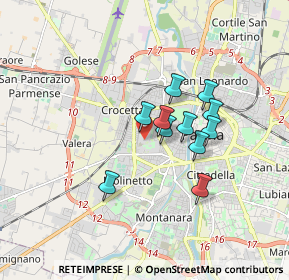 Mappa Padiglione 4, 43126 Parma PR, Italia (1.28636)