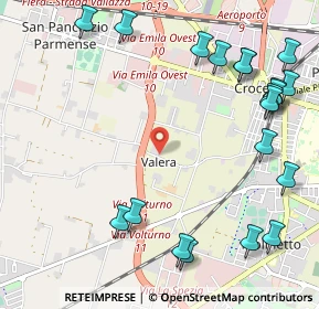 Mappa Strada Valera di Sopra, 43126 Parma PR, Italia (1.428)