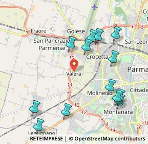 Mappa Strada Valera di Sopra, 43126 Parma PR, Italia (2.35923)