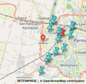 Mappa Strada Valera di Sopra, 43126 Parma PR, Italia (1.95357)