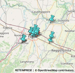 Mappa Strada Beneceto, 43122 Parma PR, Italia (8.50077)