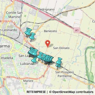 Mappa Strada Beneceto, 43122 Parma PR, Italia (1.767)