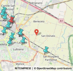 Mappa Strada Beneceto, 43122 Parma PR, Italia (3.00154)