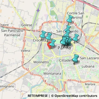 Mappa Viale Giovanni Rasori, 43125 Parma PR, Italia (1.49722)