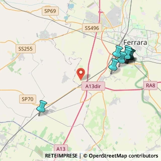 Mappa Via Pelosa, 44028 Coronella FE, Italia (4.91545)