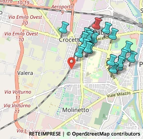 Mappa Via Monsignor Colli Evasio, 43126 Parma PR, Italia (0.963)