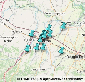 Mappa Via Monsignor Colli Evasio, 43126 Parma PR, Italia (7.30846)