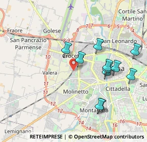 Mappa Via Monsignor Colli Evasio, 43126 Parma PR, Italia (1.94727)