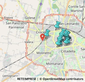 Mappa Via Monsignor Colli Evasio, 43126 Parma PR, Italia (1.72846)