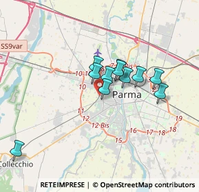 Mappa Via Monsignor Colli Evasio, 43126 Parma PR, Italia (2.66)