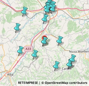 Mappa Via Serramassone, 14055 Costigliole d'Asti AT, Italia (9.5995)