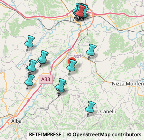 Mappa Via Serramassone, 14055 Costigliole d'Asti AT, Italia (9.0055)