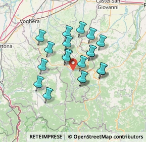 Mappa Menconico, 27050 Menconico PV, Italia (11.11105)
