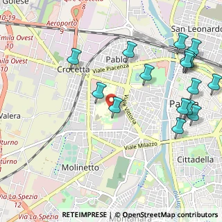 Mappa Via Rusino, 43125 Parma PR, Italia (1.3125)