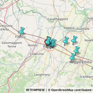 Mappa Via Rusino, 43125 Parma PR, Italia (9.86364)