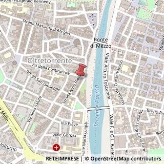 Mappa Strada Nino Bixio, 68, 43125 Parma, Parma (Emilia Romagna)