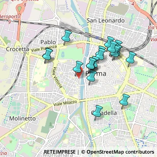 Mappa Vicolo Santa Caterina, 43125 Parma PR, Italia (0.8445)