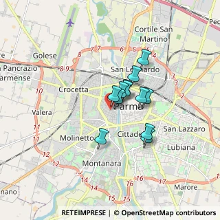 Mappa Borgo S. Giuseppe, 43125 Parma PR, Italia (1.0825)