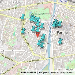 Mappa Borgo S. Giuseppe, 43125 Parma PR, Italia (0.4125)
